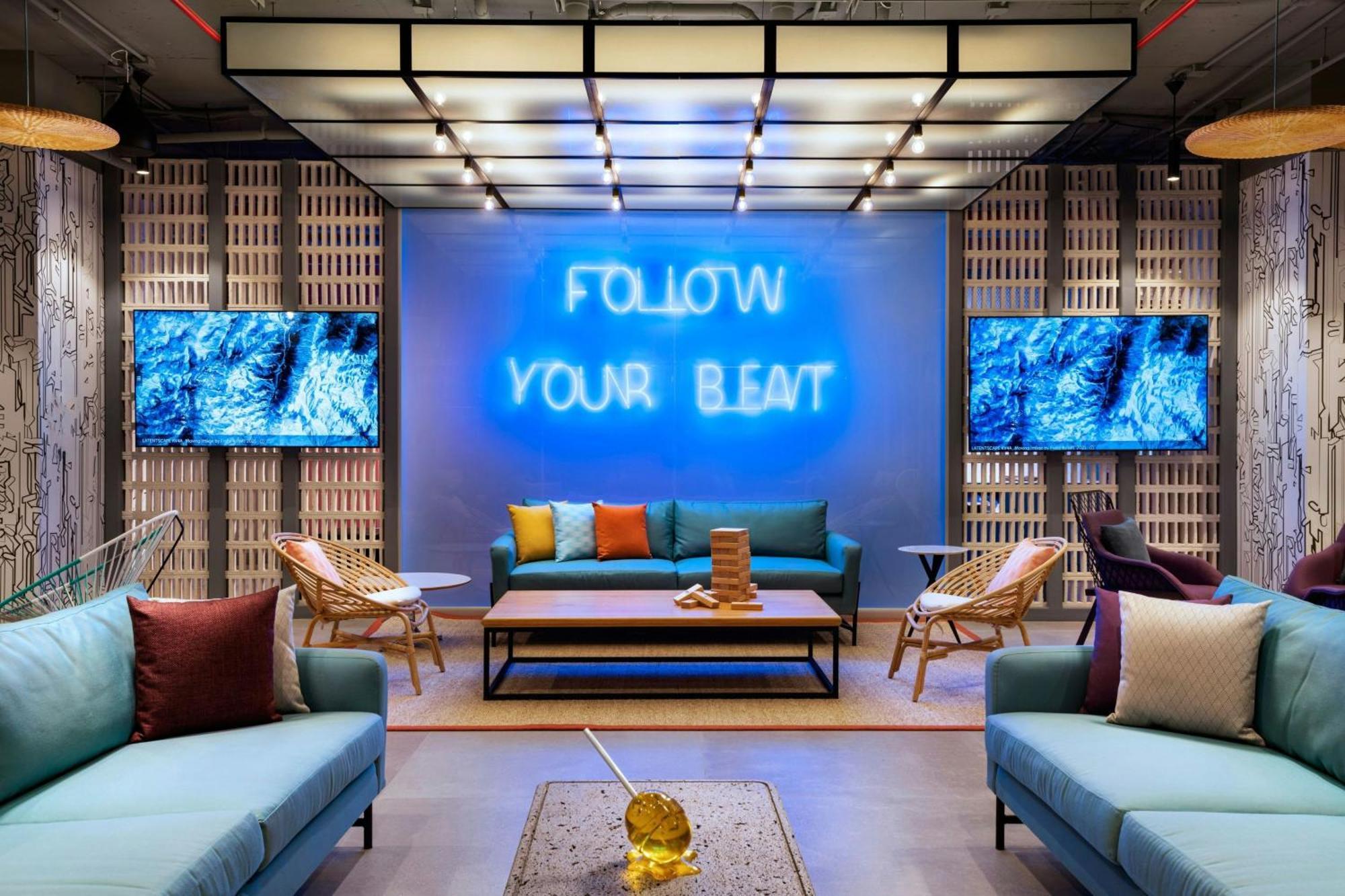 Hotel Aloft Playa Del Carmen Zewnętrze zdjęcie The lobby of the hotel